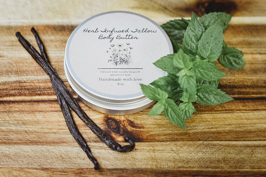 Herb Infused Tallow Body Butter